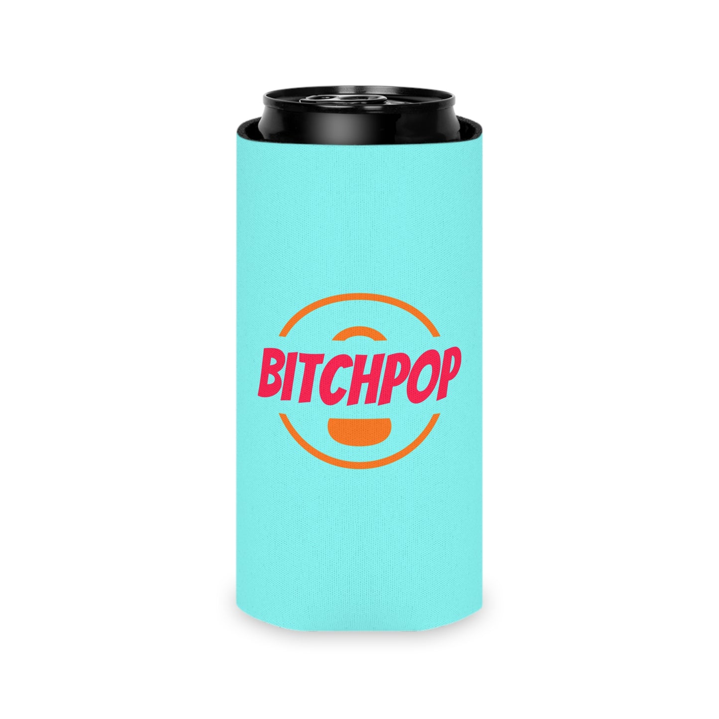 Focus Bitchpop Slim Can Koozie