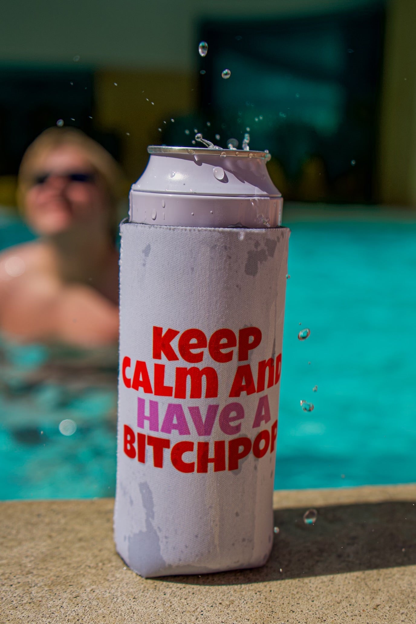 12 oz. Slim Can Koozie - Bitchpop