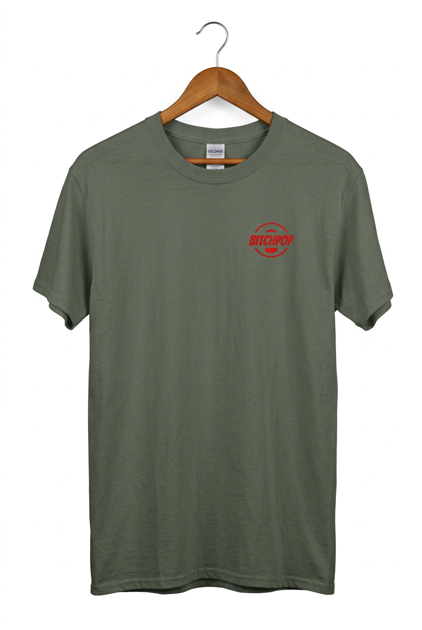 Hunter Green Bitchpop Tee