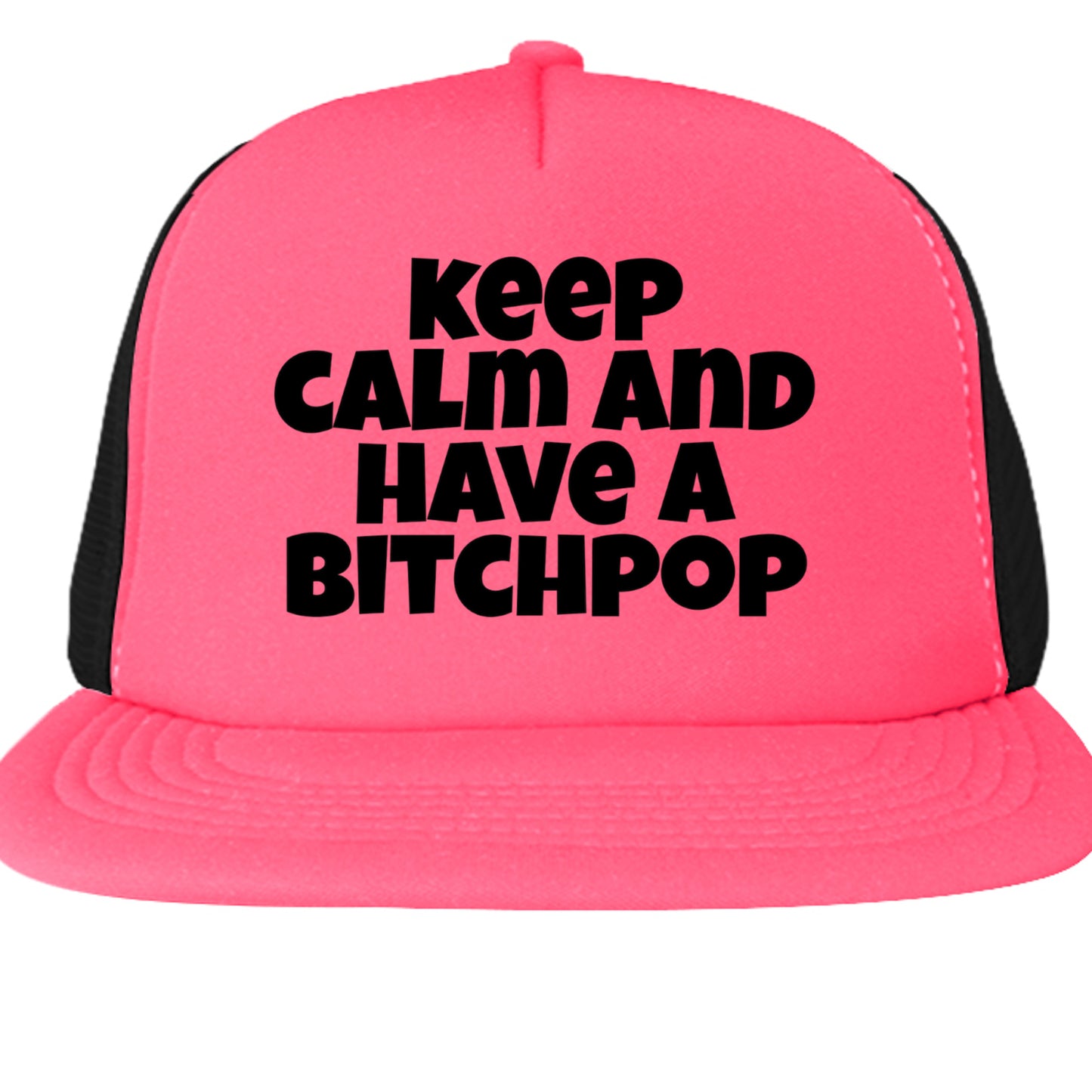 Hot Pink Bitchpop Trucker Hat