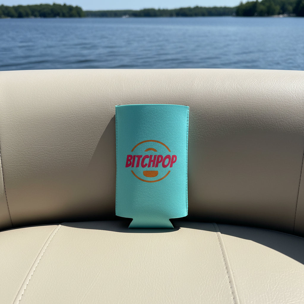 Focus Bitchpop Slim Can Koozie