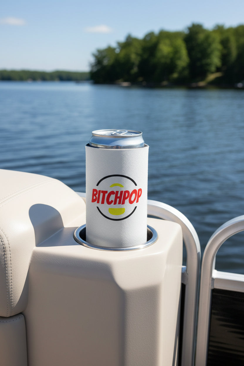Reset Bitchpop Slim Can Koozie
